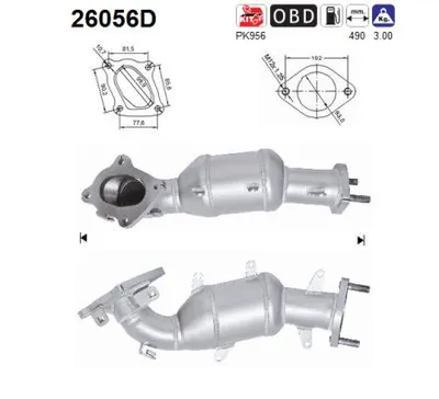 Catalyseur Mitsubishi PAJERO IV