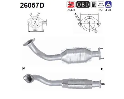 Catalyseur Mitsubishi PAJERO IV