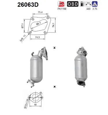 Catalyseur Mitsubishi L200 / TRITON