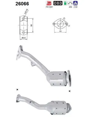 Catalyseur Mitsubishi ASX
