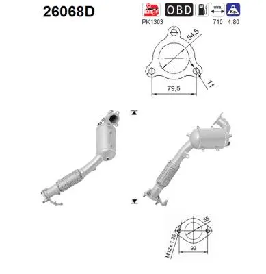 Catalyseur Mitsubishi ASX · Mitsubishi OUTLANDER II · Mitsubishi ASX Van