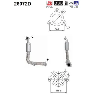 Catalyseur Mitsubishi PAJERO IV · Mitsubishi PAJERO SPORT II · Mitsubishi PAJERO IV Van