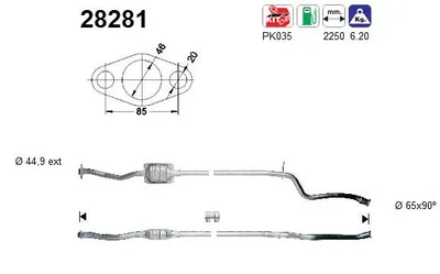 Catalyseur Peugeot 106 I · Citroën SAXO · Peugeot 106 II