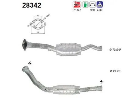 Catalyseur Peugeot 205 I Convertible · Peugeot 205 II · Peugeot 309 I