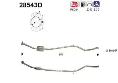 Catalyseur Peugeot 206 Hatchback