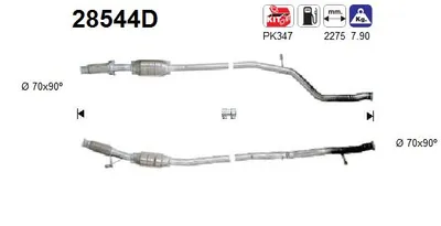 Catalyseur Peugeot 206 Hatchback