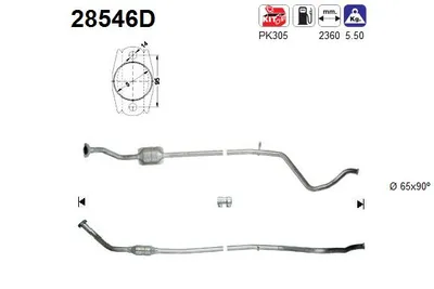 Catalyseur Peugeot 306 Hatchback