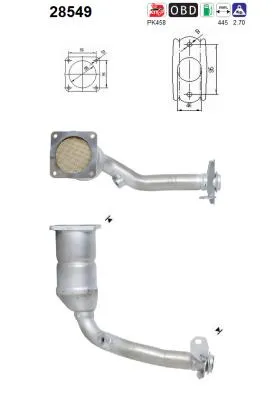 Catalyseur Peugeot 206 Hatchback · Peugeot 206 SW · Peugeot 206 Saloon