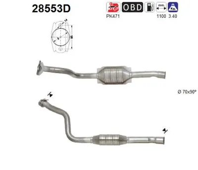 Catalyseur Citroën JUMPY I · Fiat SCUDO Bus · Citroën JUMPY I Van