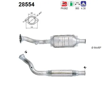 Catalyseur Peugeot 405 II · Peugeot 405 II Break