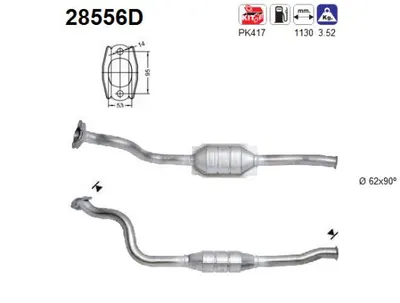 Catalyseur Peugeot EXPERT · Peugeot EXPERT Van · Citroën JUMPY I