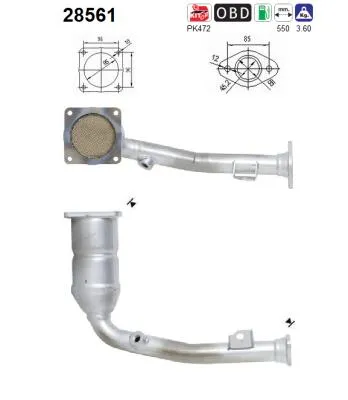 Catalyseur Peugeot 106 II