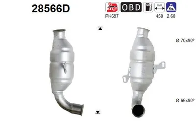 Catalyseur Peugeot 206 Van · Peugeot 206 Hatchback · Peugeot 307