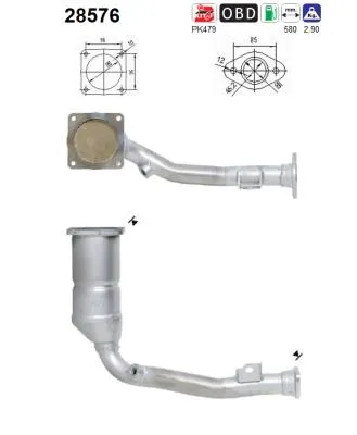 Catalyseur Citroën SAXO · Peugeot 106 II