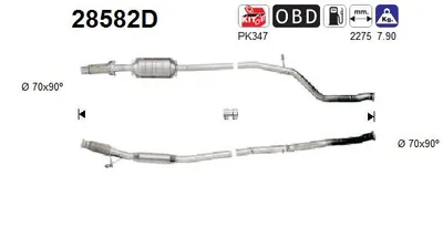 Catalyseur Peugeot 206 Hatchback