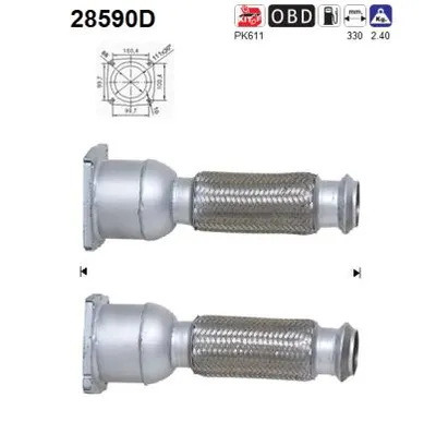 Catalyseur Peugeot 307 · Peugeot 307 SW