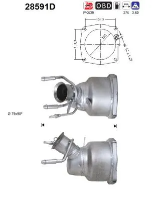 Catalyseur Peugeot 307 · Peugeot 307 SW · Peugeot 307 Break