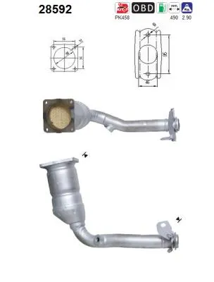 Catalyseur Peugeot 206 Hatchback · Peugeot 206 SW