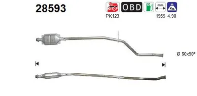 Catalyseur Peugeot 206 Hatchback