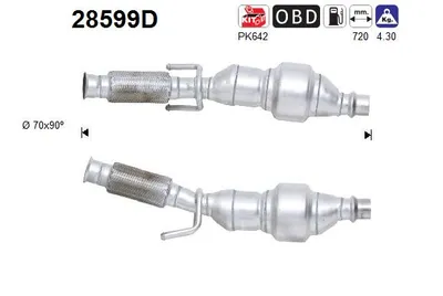 Catalyseur Peugeot 206 SW