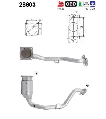 Catalyseur Peugeot 307 · Peugeot 307 SW · Peugeot 307 Break