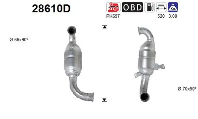 Catalyseur Peugeot 307 · Peugeot 307 SW · Citroën C4 I