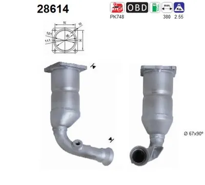 Catalyseur Peugeot 206 SW · Peugeot 206 Hatchback · Peugeot 307 Break