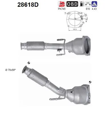 Catalyseur Peugeot 407 · Peugeot 407 SW · Citroën C5 II