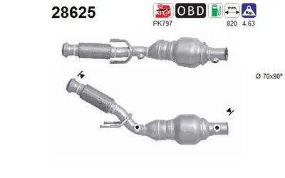 Catalyseur Peugeot 206 CC · Peugeot 206 Hatchback · Peugeot 206 SW