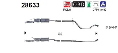 Catalyseur Peugeot 407 SW · Peugeot 407