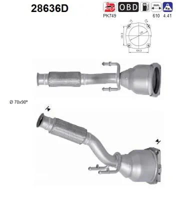 Catalyseur Peugeot 407 · Peugeot 407 SW