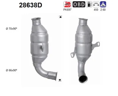Catalyseur Peugeot 206 Hatchback