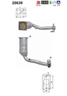 Catalyseur Peugeot 206 CC · Peugeot 206 Hatchback · Peugeot 206 SW