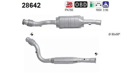 Catalyseur Lancia ZETA · Citroën EVASION MPV · Citroën JUMPY I
