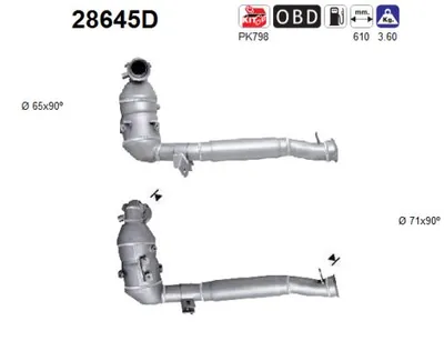 Catalyseur Citroën C6 · Peugeot 407 Coupe · Peugeot 407