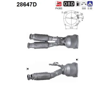 Catalyseur Citroën C6 · Peugeot 407 Coupe · Peugeot 407