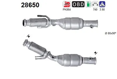Catalyseur Peugeot 307 CC · Citroën C4 Coupe · Peugeot 307