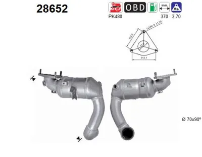 Catalyseur Peugeot 407 · Peugeot 407 SW · Citroën C6