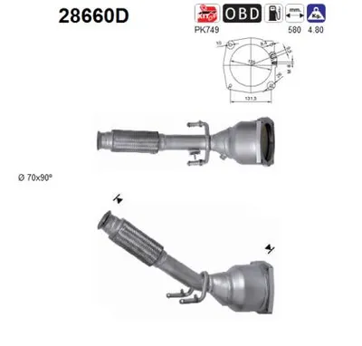 Catalyseur Peugeot 407 · Peugeot 407 SW · Citroën C5 II