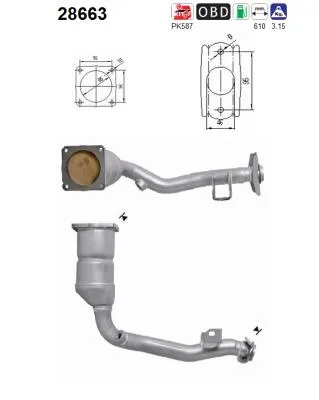 Catalyseur Peugeot 207 Saloon · Peugeot 207 · Citroën C3 Pluriel