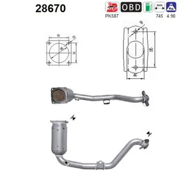 Catalyseur Peugeot 307 · Peugeot 307 SW · Peugeot 307 Break