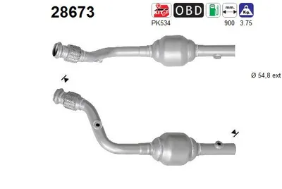 Catalyseur Peugeot 807 · Citroën C8