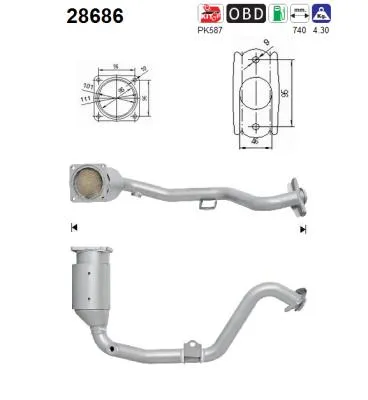Catalyseur Peugeot 307 · Peugeot 307 SW · Peugeot 307 Break