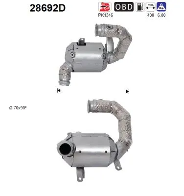 Catalyseur Peugeot 5008 · Peugeot 3008 I MPV · Citroën C4 PICASSO II