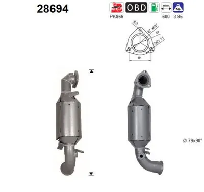 Catalyseur Citroën C4 GRAND PICASSO II · Peugeot 508 I · Citroën C4 PICASSO II