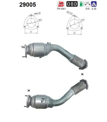 Catalyseur Porsche CAYENNE