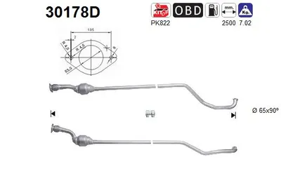 Catalyseur Renault VEL SATIS