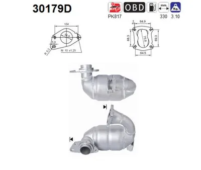 Catalyseur Renault KANGOO Express · Renault GRAND SCÉNIC III · Renault SCÉNIC III