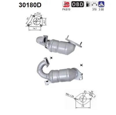 Catalyseur Renault MEGANE II · Renault CLIO II · Renault SCÉNIC II