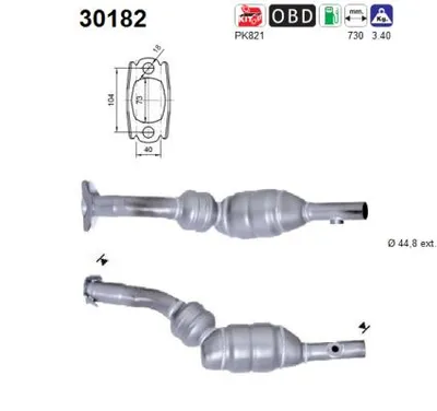 Catalyseur Renault MODUS / GRAND MODUS · Renault CLIO III · Renault CLIO III Grandtour